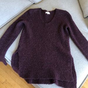 Lou & Grey long maroon sweater